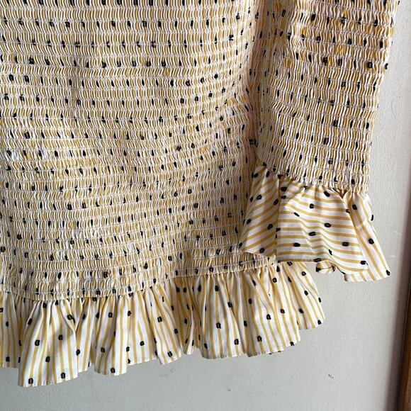 CAROLINE CONSTAS Calida Smocked Top - Picture 3 of 16